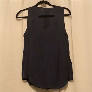 Navy V-neck banana republic tank